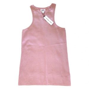 Revolve Lucyswhims the drop cutaway racer back pink tank top sweater